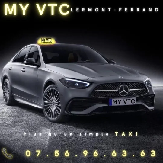 MY VTC Clermont-Ferrand chauffeur privé disponible 24h/24 et 7j/7