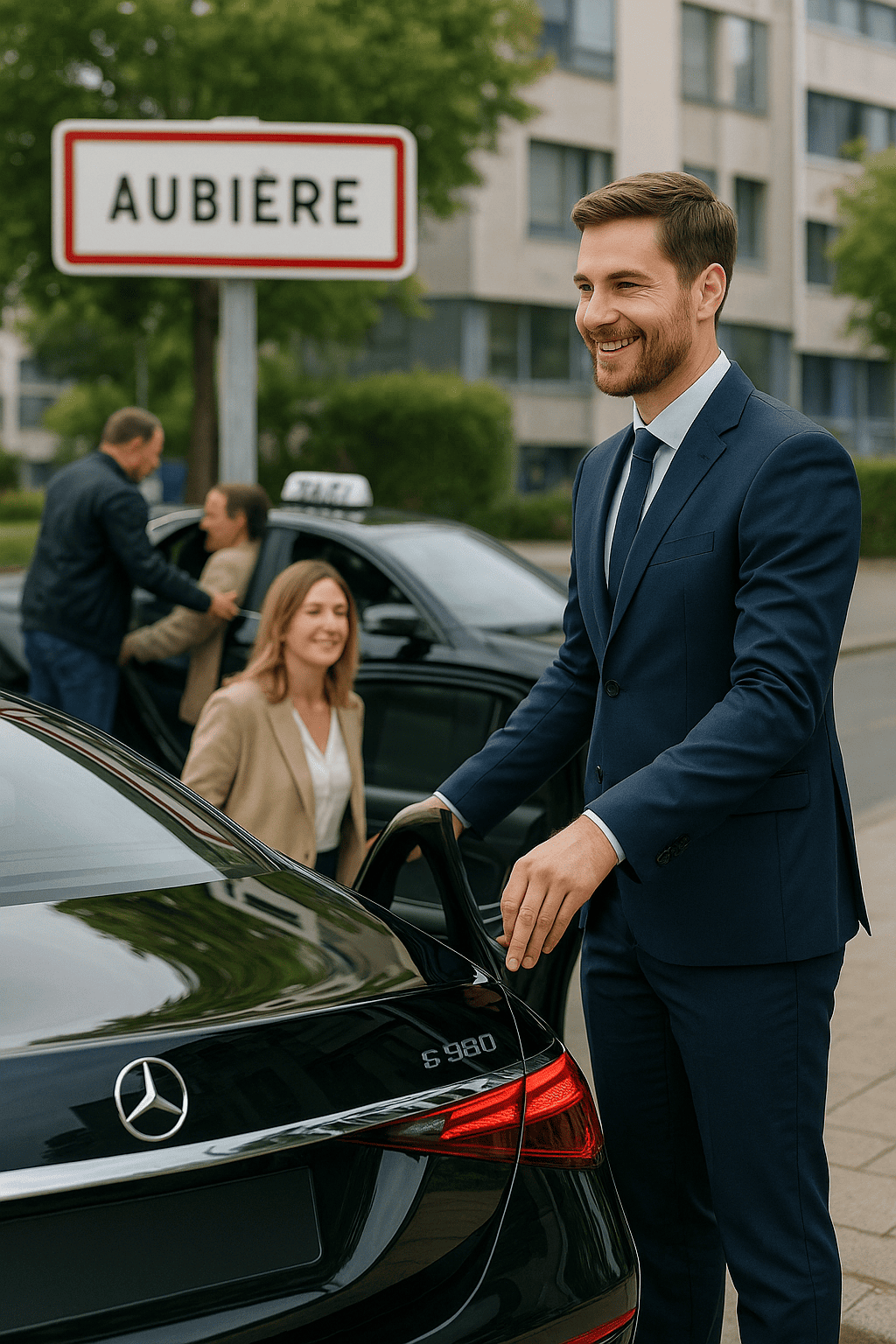 Taxi et VTC Aubière - Berlines Mercedes premium